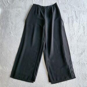 VTG Laura Petites Wide‎ Leg Palazzo Layered Pants Sheer Chiffon Overlay Womens 8